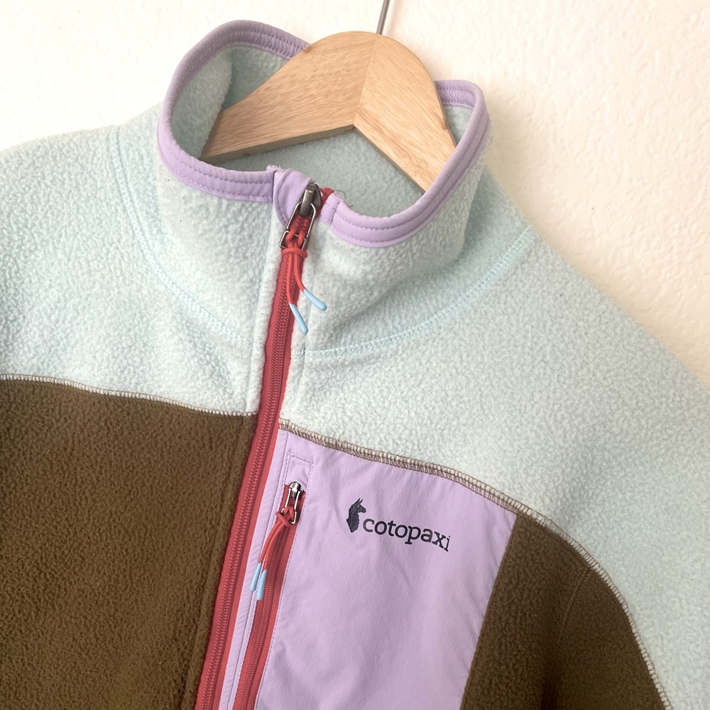 Small Cotopaxi Abrazo 1/2 Zip Synchilla REI Pullover Recycled Fleece Sweatshirt